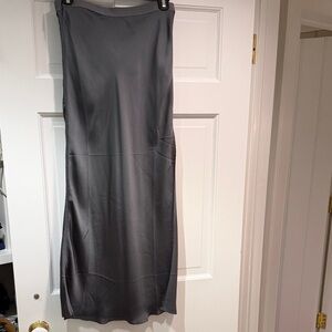 Anthropologie Gray Maxi Skirt